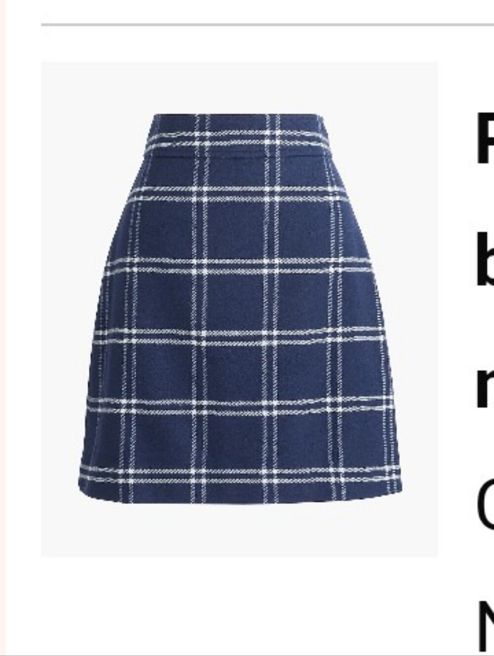 J. Crew Plaid Wool-Blend A-Line Mini Skirt